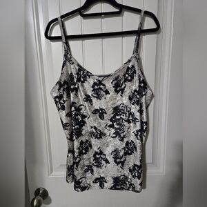 Women's velvet cami XXL